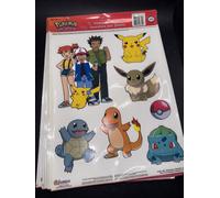 Pokemon Sandylion 1 x Window Stickers Pikachu Ash Eevee Official Nintendo 1999
