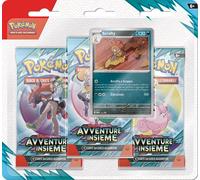 Pokemon mazzo buste carte collezione scarlatto fuoriclasse avventure insieme