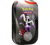 Pokemon Scarlatto e Violetto Luce Nera e Fuoco Bianco Mini Tin Unima Mienshao...