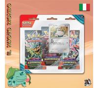 POKEMON - Scarlatto & Violetto - Blister 3 Bustine - Crepuscolo Mascherato Seale