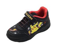 Pokemon Scarpe da Ginnastica Ragazzi o Ragazze, Nere, Taglia 2 UK, 34 EU