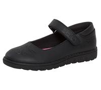 Pokémon Scarpe da Scuola Ragazze per Bambini Pikachu Eevee Scarpe Mocassini Nere con Suola Resistente e Facili da Allacciare