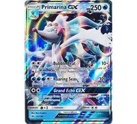 Pokemon Scheda Primarina GX Ultra Rara 42/149 Sole e Luna