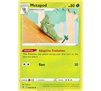 Pokemon Scheda Singola METAPOD 002/192 REBEL CLASH