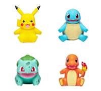 Pokémon Select Battle Figures Pack di 4 - Pikachu, Salameca, Bulbizarre, Carapuce