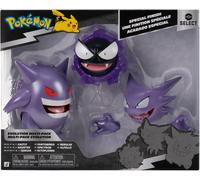 Pokemon Select Evolution Pack - Gastly, Haunter E Gengar Figure Da Battaglia