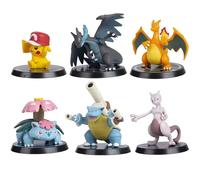 Pokemon Set 6pcs Action Figure Pikachu Mega Charizard Y X Blastoise Mewtwo Toy ✨