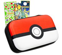 Pokemon Set di matite - Set di articoli per la scuola con videogiochi con astuccio Pokeball, segnalibro, adesivi, altro ancora | Set di cancelleria Pokemon per bambini, ragazzi, ragazze, bambini