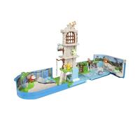 Pokémon - Set di Rovine Beliche e Trasporti Set Zaino Trasformabile Portatile con azione e Action Figure Pikachu da 5 cm