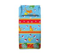 Pokemon, Set Lenzuolo Singolo Cameretta, Una Piazza, Completo Letto, Lenzuolo Sopra, Lenzuolo Sotto Con Angoli, Federa, 100% Cotone, Prodotto Ufficiale