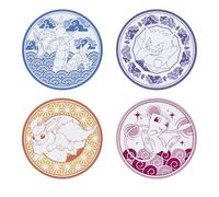 ABYstyle – Set di 4 piatti in ceramica Pokemon – Stile giapponese 21 cm