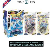Pokemon SILVER TEMPEST BUILD & BATTLE KIT + 2 BLISTER Tempesta Argentata Bundle
