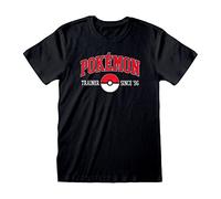 Pokémon Since 96 Unisex T-Shirt Nero XL 100% Cotone Regular