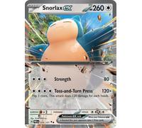 Pokemon - Snorlax ex 076/131 - Evoluzioni Prismatiche - Doppia Rara - Carta singola in lamina