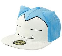 Pokémon Snorlax Soft Plush Unisex Cappello Blu/Bianco 80% Poliestere, 20% Cotone