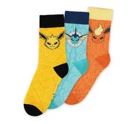 Pokémon Socks 3-Pack Eevee Evolution 39-42