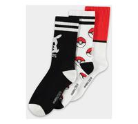Pokémon Socks 3-Pack Pikachu Pokeball 39-42