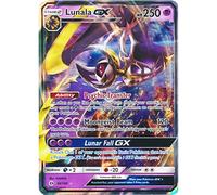 Pokemon Sole e Luna Base Set Ultra Raro Holo Lunala-GX #66