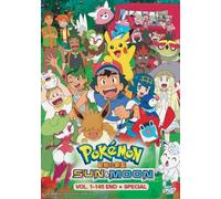 Pokemon Sole e Luna Collezione Completa (1-145 End & Special) Anime DVD [Eng ...