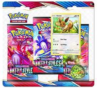 PoKéMoN - Spada e scudo 5 Stili di Lotta: confezione da 3 buste (selezione casuale), gioco di carte (versione inglese), dai 6 anni in su, 2 giocatori, tempo di gioco: oltre 10 minuti