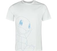 Pokémon Squirtle Uomo T-Shirt Bianco S 100% Cotone Regular