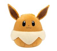 Pokemon Squishmallows - 50 cm Eevee - 20" Brown / White Stuffed Plush Toy - Official Pokémon Toy for Children 2+ Years.