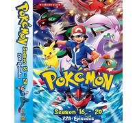 Pokemon Stagione 16-20 Bianco e Nero XYZ Sole e Luna Anime Giapponese DVD Ing...