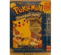 POKÉMON STAMPALI TUTTI CREA E STAMPA VERSIONE BLU PC COMPUTER ITA ITALIANO NUOVO