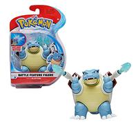 Pokemon - Statuetta Battle Feature Tortank (Blastoise) - Statuetta articolata 12 cm di Tortank con funzione lancia missili torrent