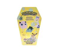 Pokemon Striking Popping Candy Variety Pack Tin Case 225g + Oro 24k 1 Adesivo