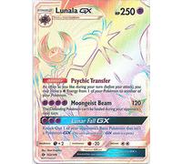 Pokemon Sun & Moon Base Set Hyper Rare Lunala-GX #153