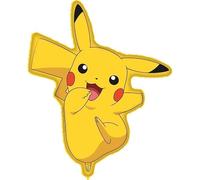 Procos - Palloncino in lamina di grandi dimensioni Pokemon Pikachu, palloncino per riempimento ad aria o elio, regalo, decorazione