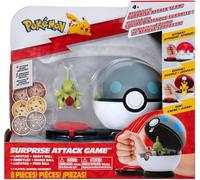 Pokemon Surprise Attack Game Action Figure, 8 Pezzi, Multicolore