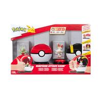 Pokémon Surprise Attack Game - Larvitar e Scorbunny da 5,1 cm con Poké Ball e Ultra Ball + 6 dischi d'attacco