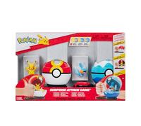 Pokémon Surprise Attack Game - Pikachu e Mudkip da 5,1 cm con palla ripetuta e palla subacquea più 6 dischi d'attacco