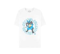 Pokemon T Shirt Lucario Stance Nuovo Officia Unisex Bianca Size L