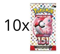 Pokemon TCG 10x Booster Pack 151 SV3.5 - ENG ENGLISH