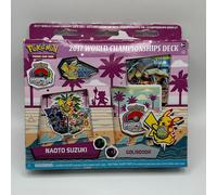 Pokemon TCG : 2017 World Campionato Ponte Golisopod-Gx Naoto Suzuki Inglese Nib