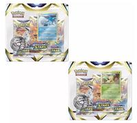 POKEMON TCG 2x 3-pack Blister BRILLIANT STARS - LEAFEON + GLACEON - ENG ENGLISH