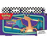 Pokémon TCG: Astuccio per il ritorno a scuola - Charizard (latta e 2 buste)