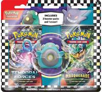 Pokémon TCG: Blister Per Gomma 2-Pack (Assortiti)