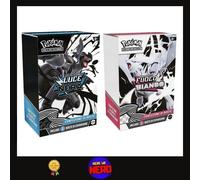 POKEMON TCG BUNDLE 6 BUSTE SET LUCE NERA + BUNDLE 6 BUSTE SET FUOCO BIANCO ITA
