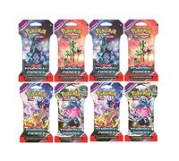 Pokemon TCG: Busta Booster Forze Temporali Scarlatto e Viola 8 Confezioni