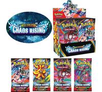 Pokémon TCG Chaos Rising Pacchetto Booster Mega Evolution 10 Carte Imballato