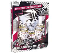 POKEMON TCG Collezione con Raccoglitore Luce Nera e Fuoco Bianco ITA