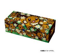 Pokemon TCG Deck Case Storage Box Eevee Big Gathering Pokemon Center Japan Nuovo