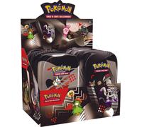 POKEMON TCG Display Mini Tin 8x Fuoco Luce Nera Bianco Unima ITA
