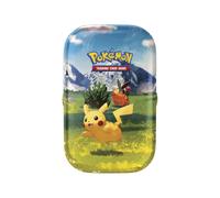 Pokemon TCG Eroi Ascesi Mini Lattina Pikachu & Tepig Con Booster Pack