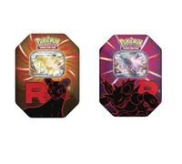Pokémon TCG - Fall EX Tin 2025 Scatola da collezione con carta Promo EX + 4 buste di miglioramento prodotto ufficiale Pokemon - Ideale per bambini e collezionisti