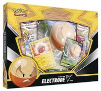 PoKéMoN TCG: Hisuian Electrode V Box (2 carte promozionali Foil, 1 carta Foil Oversize e 4 pacchetti di booster)